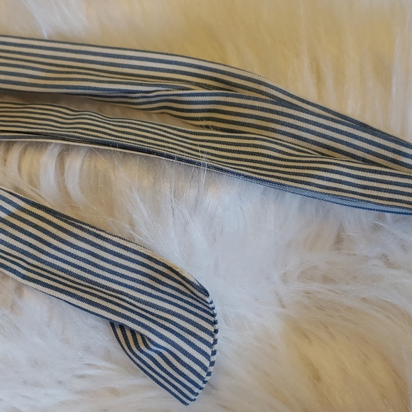 Dress  Pinstriped maxi with side slits - Picture 9 of 9